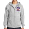 Essential Fleece Full Zip Hooded Sweatshirt Thumbnail