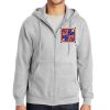 Essential Fleece Full Zip Hooded Sweatshirt Thumbnail